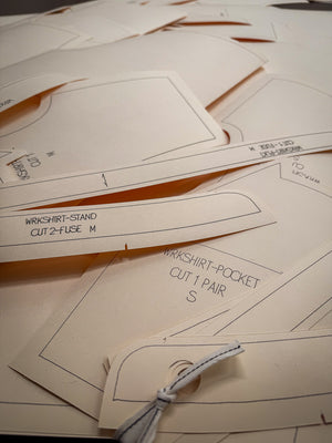 We can create paper patterns from digital assets for manufacturing