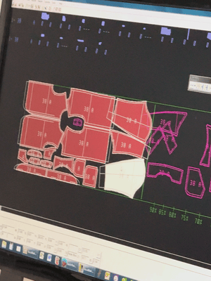 Creating a cutting marker in Gerber software